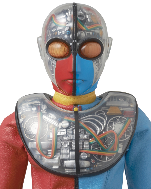 M87さん専用、仮面ライダー V1 全透明版 25cm とキカイダー未塗装 2体