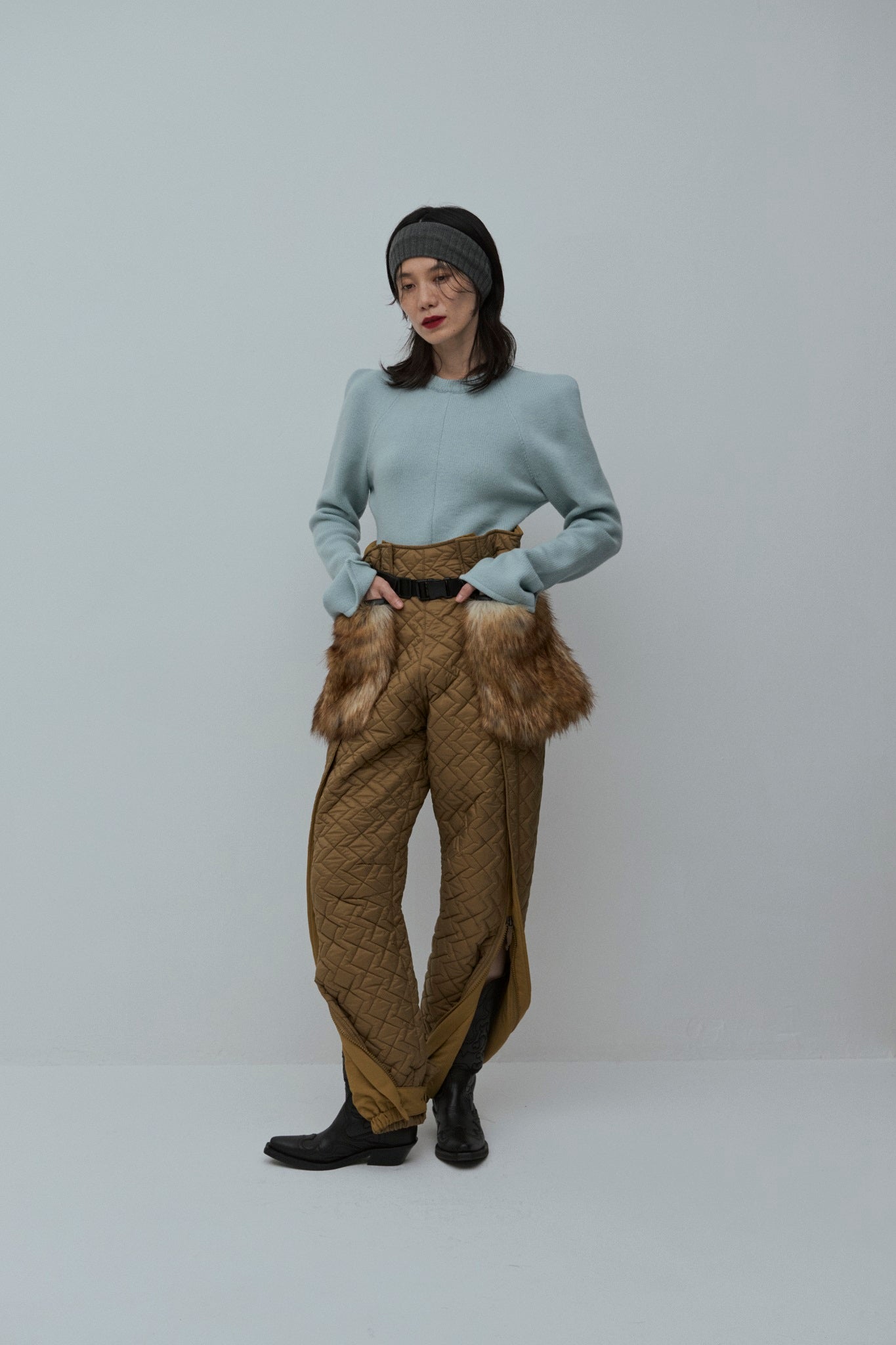 Double Craft Fur Bag – Mediam