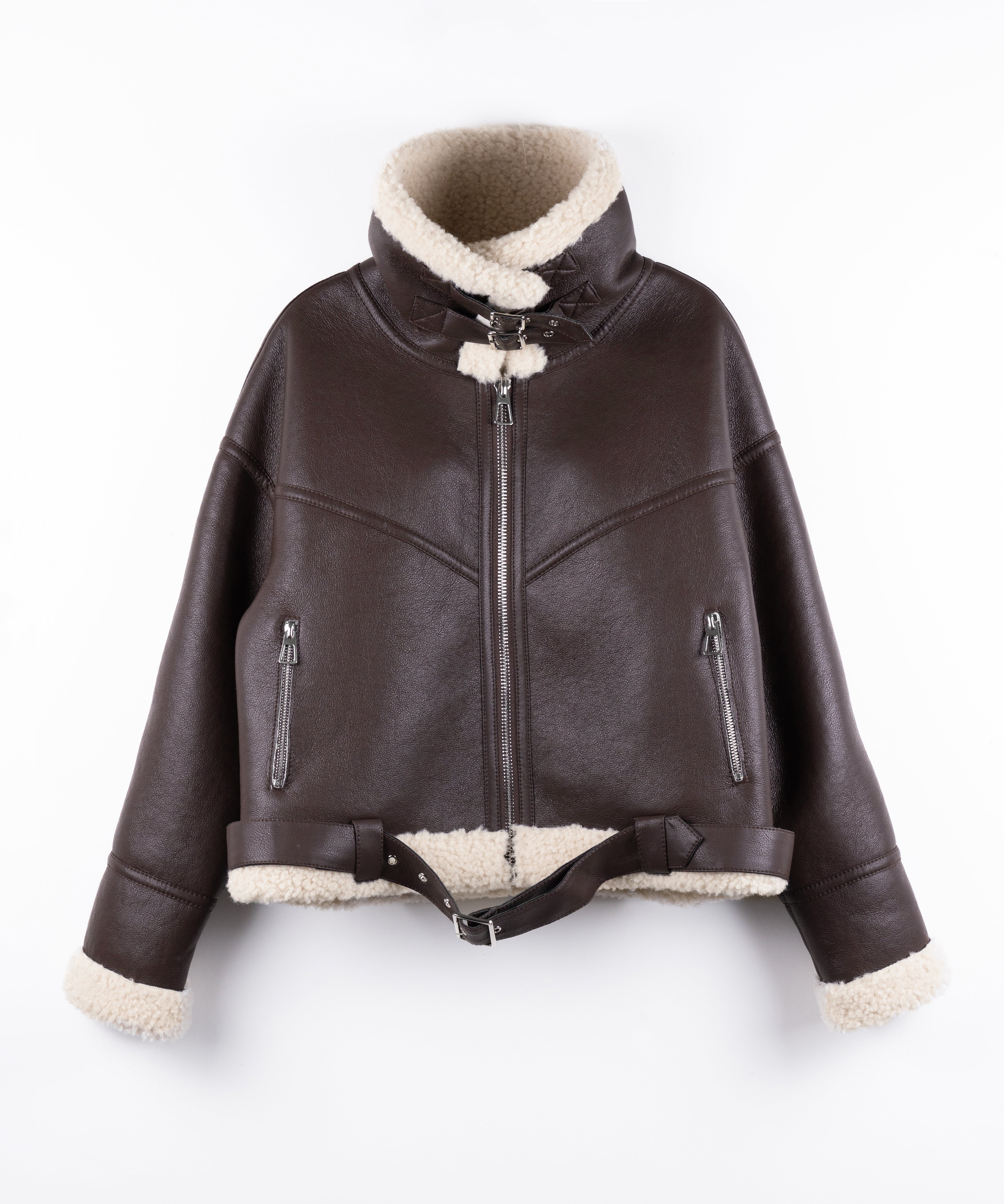 B-3ヴィンテージレザーボアムートンジャケット ／ B-3 vintage leather