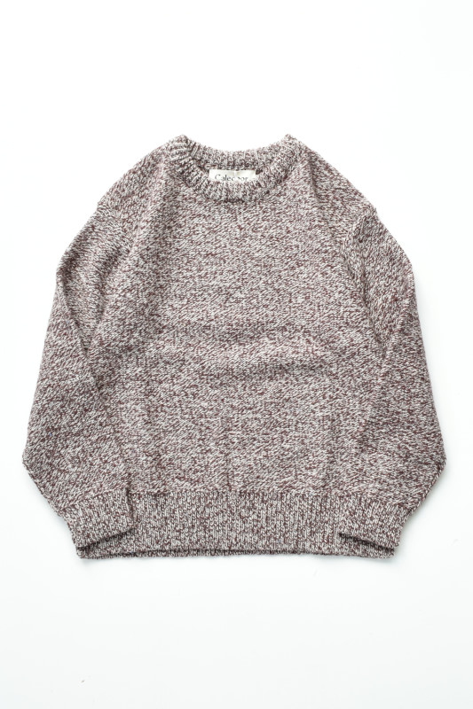SALE!】Caledoor (カレドアー) British Wool Crew Neck Knit Made by