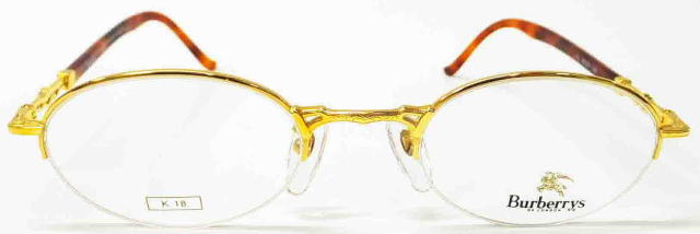 バーバリー金メガネ/正規販売店全国対応JR大府駅前メガネMURATA(村田