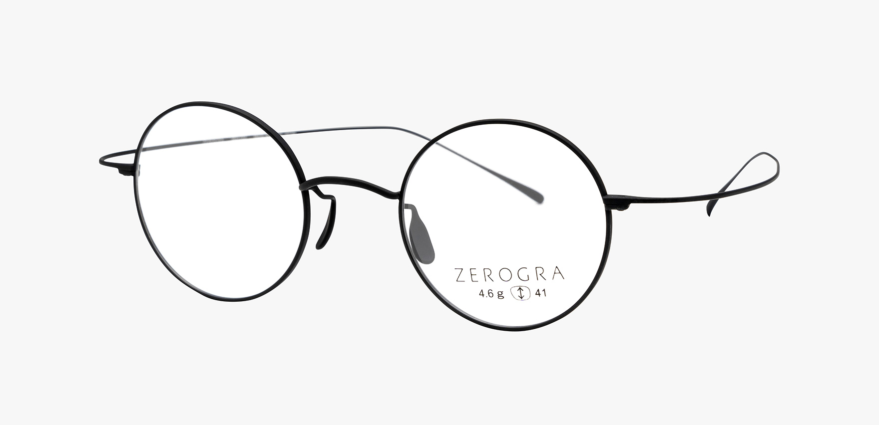 ZEROGRA ZEG-C01(ﾌﾞﾗｯｸﾏｯﾄ): メガネフレーム｜眼鏡市場【公式】(メガネ
