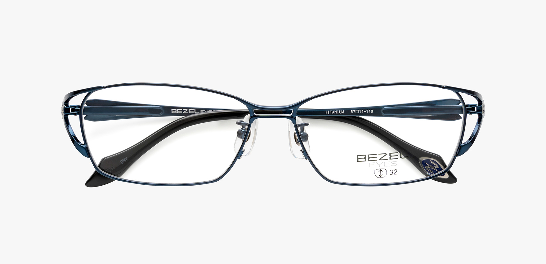 BEZEL EYES BZL-S204(57 ﾀﾞｰｸﾈｲﾋﾞｰ): メガネフレーム｜眼鏡市場【公式