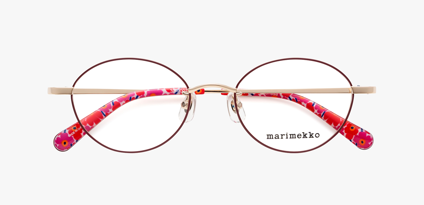 marimekko 32-9007(48 ﾀﾞｰｸﾁｪﾘｰ): メガネフレーム｜眼鏡市場【公式