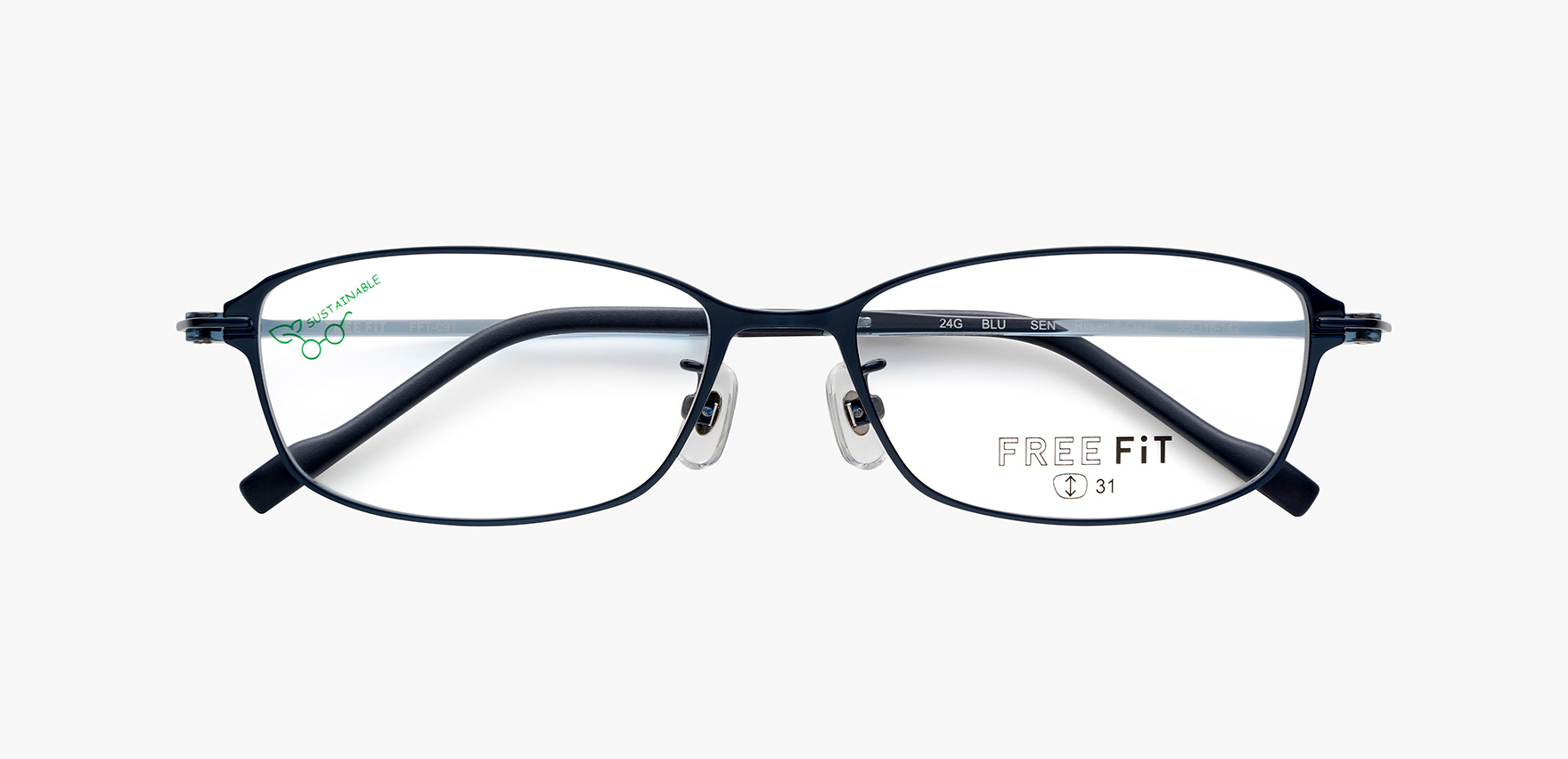 ZEROGRA ZEG-S005(52 ﾈｲﾋﾞｰ): メガネフレーム｜眼鏡市場【公式