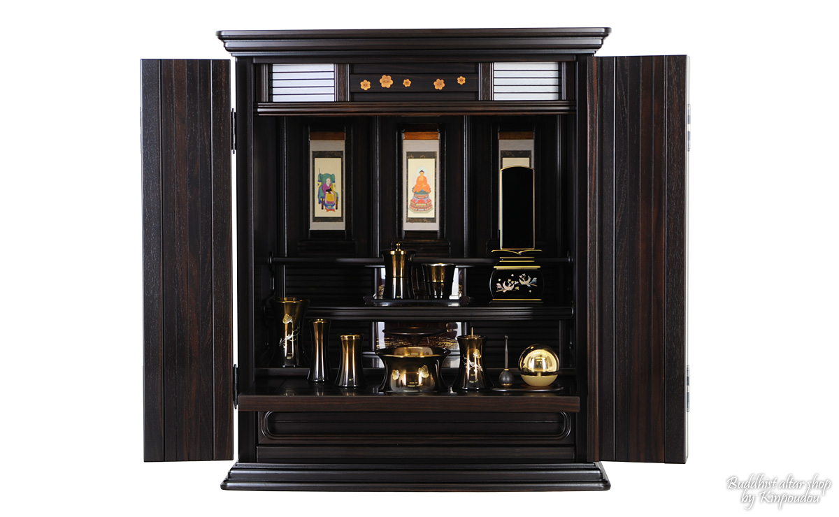 モダンミニ仏壇 風皇 本黒檀 上置 16×20号 | 仏壇・仏具・位牌の