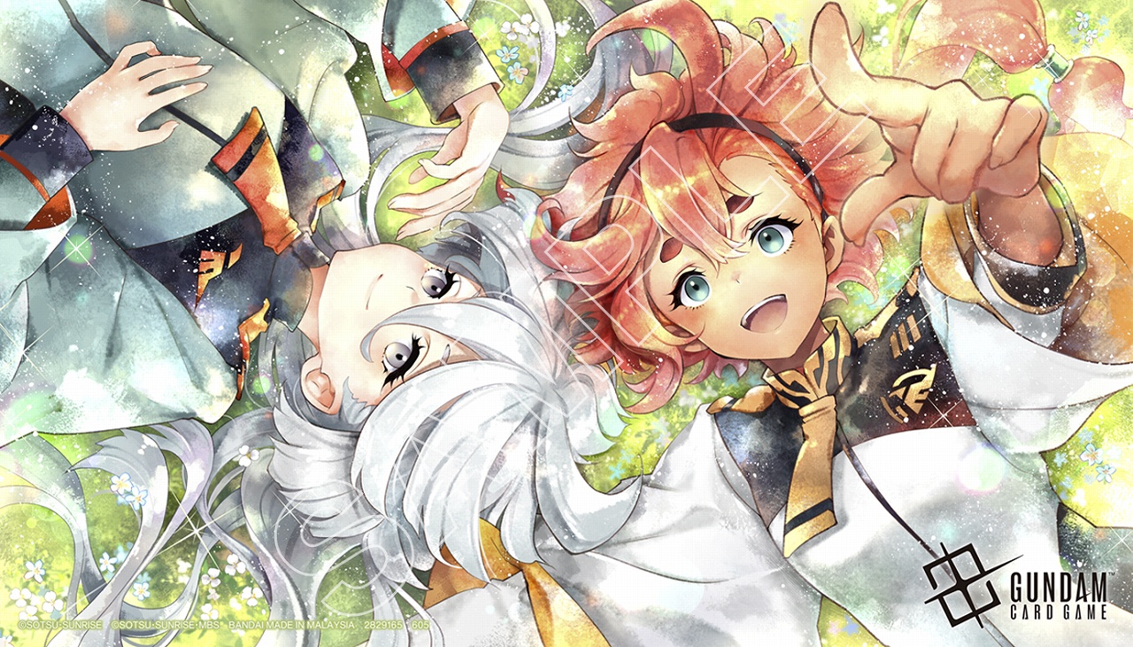 オフィシャルプレイマット＆カードセット 【スレッタ＆ミオリネ】※未