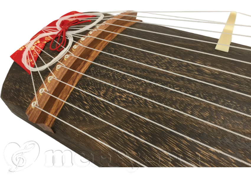 十七絃箏 ハンドル・キルティングカバー・琴柱・立奏台付きすぐ弾け