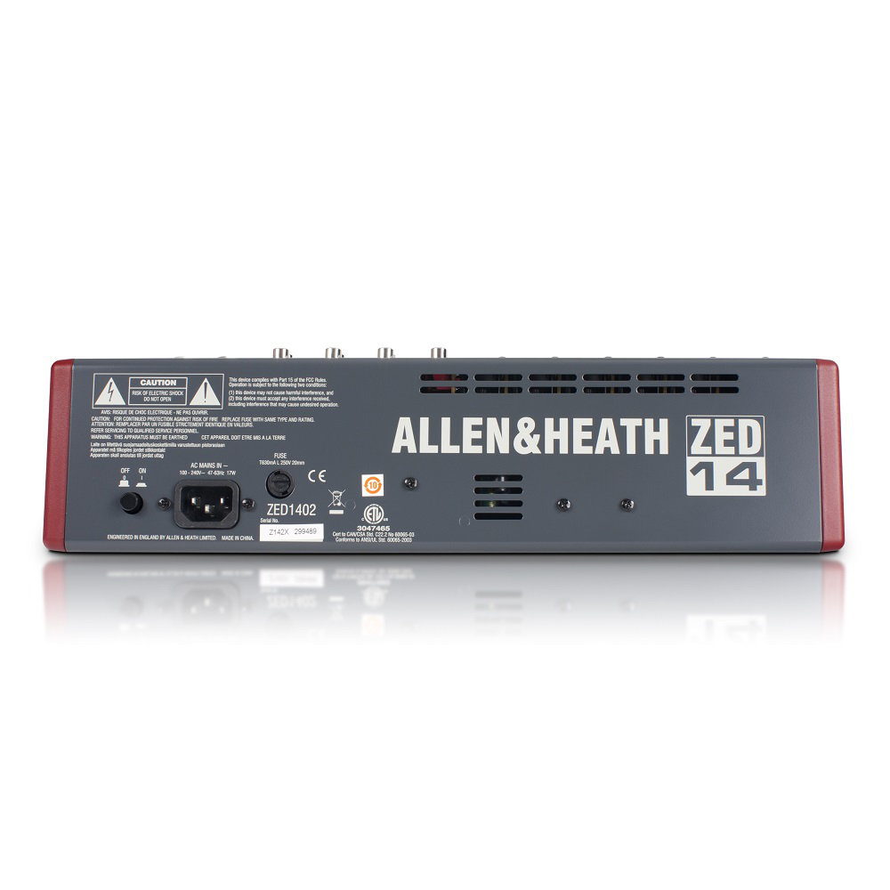 Allen & Heath アナログミキサー ZED14【福山楽器センター】