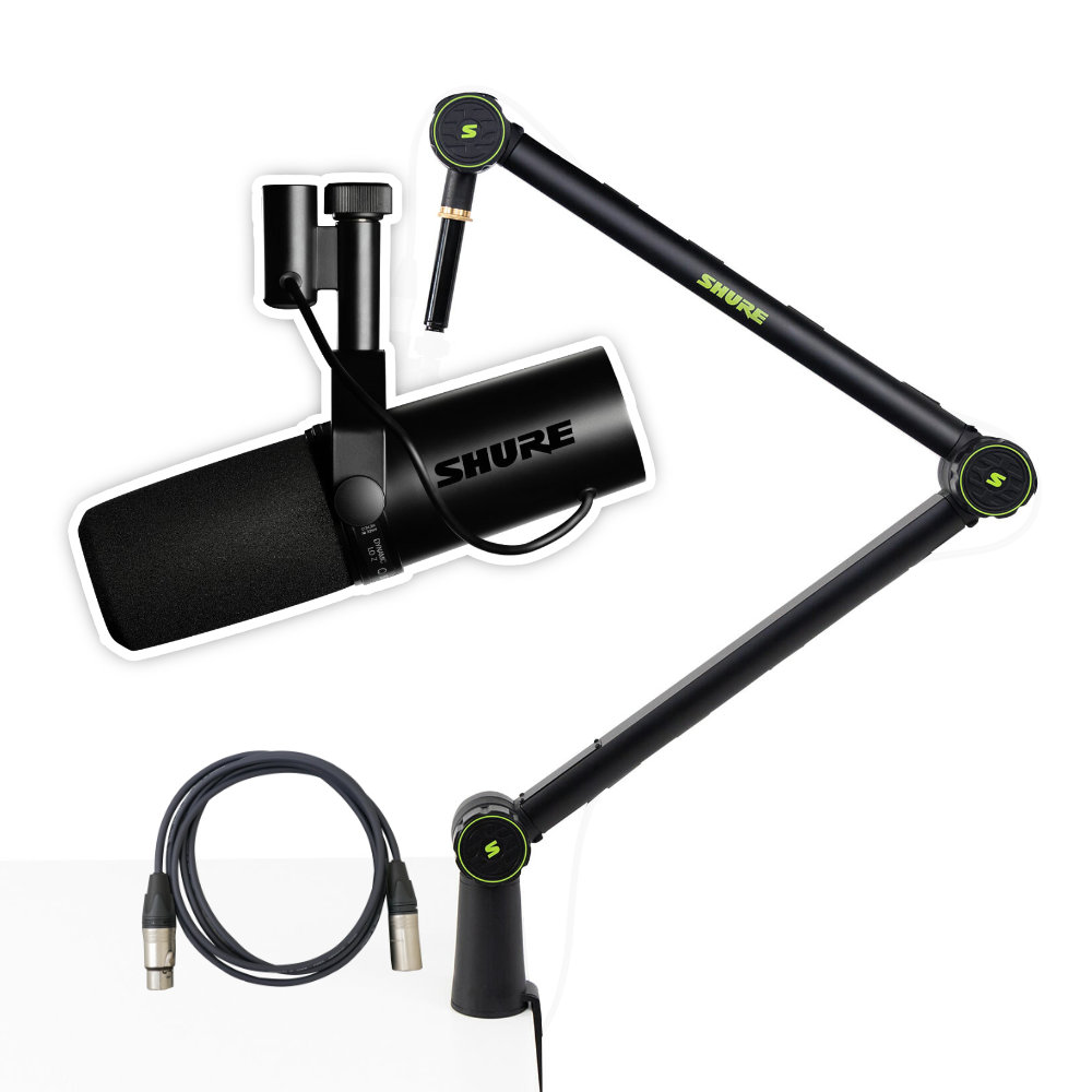 SHURE SM7dB マイクプリ内蔵 ダイナミックマイク(デスクアームマイク