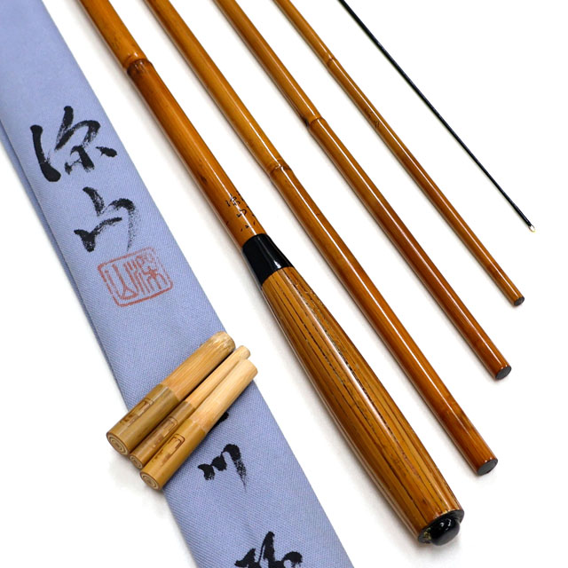 八雲 ヘラブナ竿 竹製 122cm 専用ケース付き 八雲 ヘラブナ竿 竹製