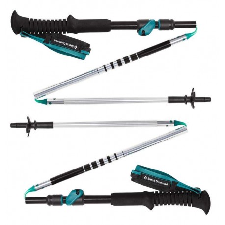 ウィメンズディスタンスFLZトレッキングポールブラックダイアモンド