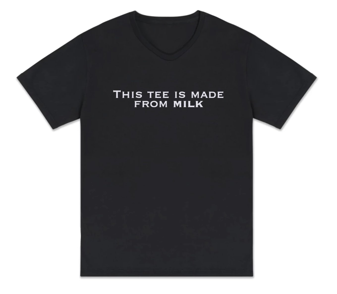 Odor-free Black Tee | Made from Milk | Men's Clothing – Mi Terro