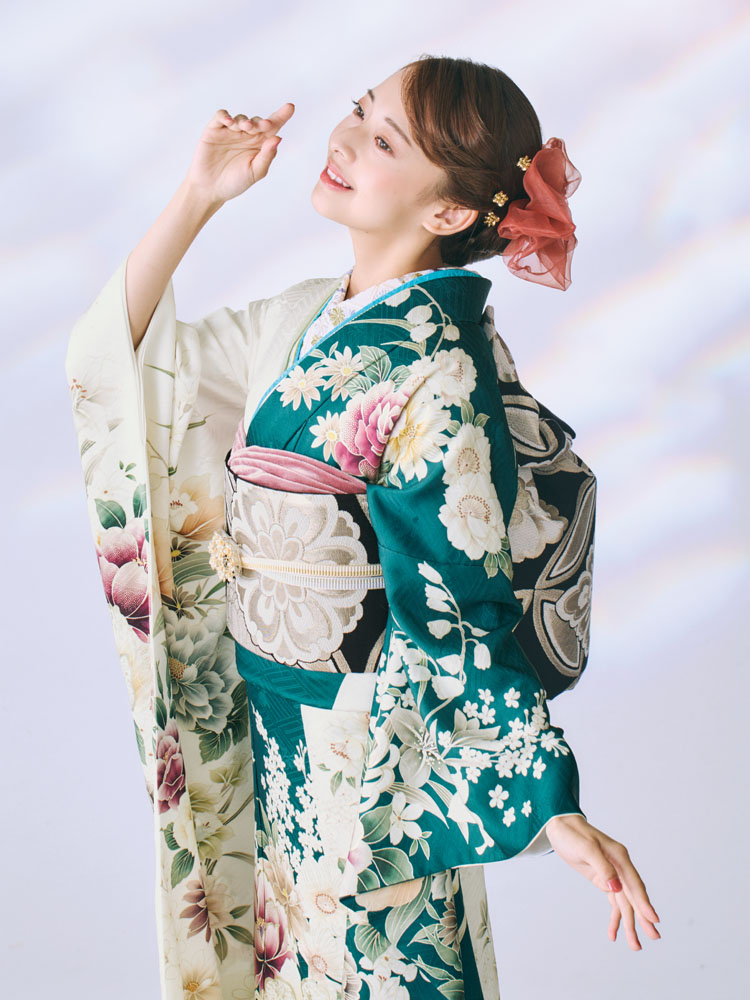 シンプルモダン振袖 H-714 | 岐阜・大垣・一宮で振袖レンタル・購入