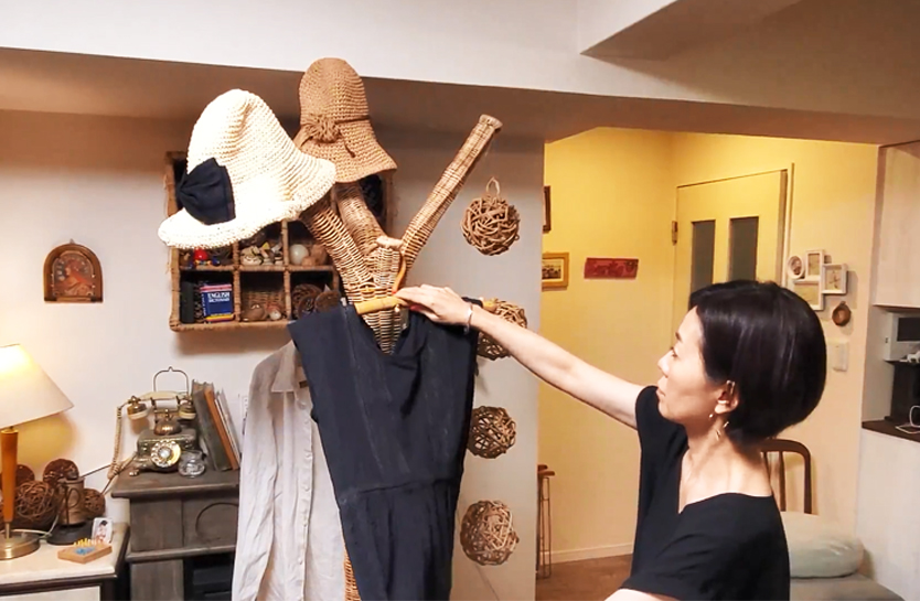 ハンガーラック | 籐家具職人の店みうらラタン