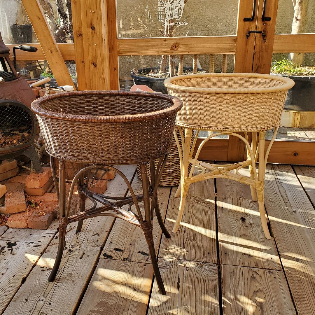 楕円脱衣かご｜DK-019｜ラタン・籐 脱衣かご・ラタンバスケット｜籐