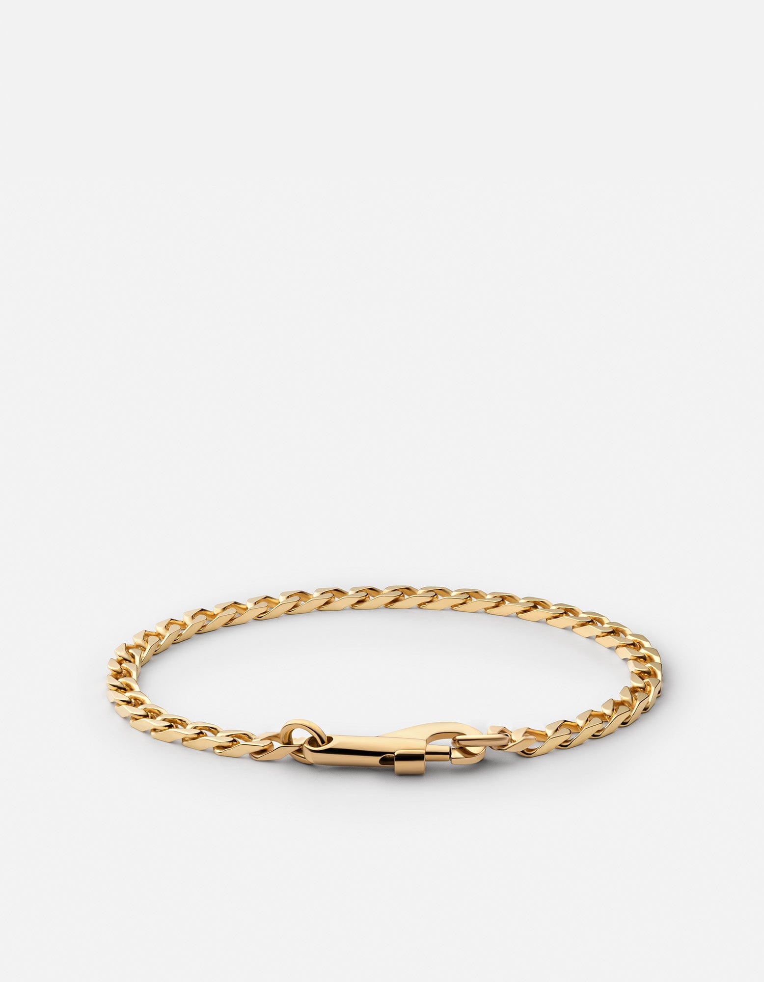 4mm Snap Chain Bracelet Gold Vermeil Men's | Miansai