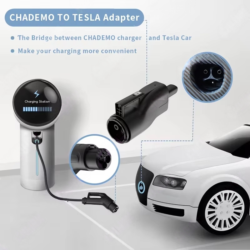 China CHAdeMO Tesla Adapter EV Converter DC Fast Charging Network