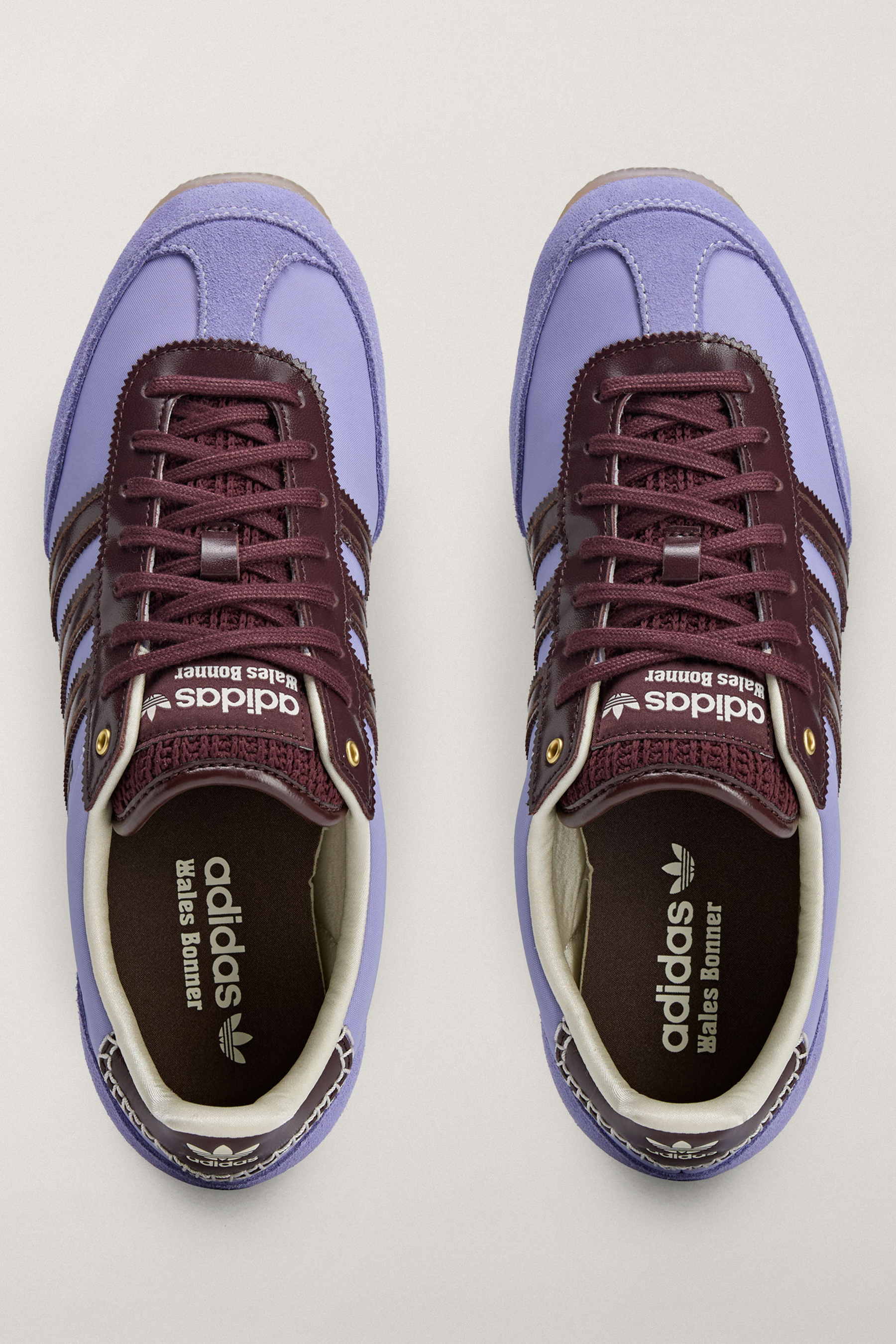 ADIDAS x Wales Bonner Leather & Canvas Sneakers Japan | WBJAPANJR1776