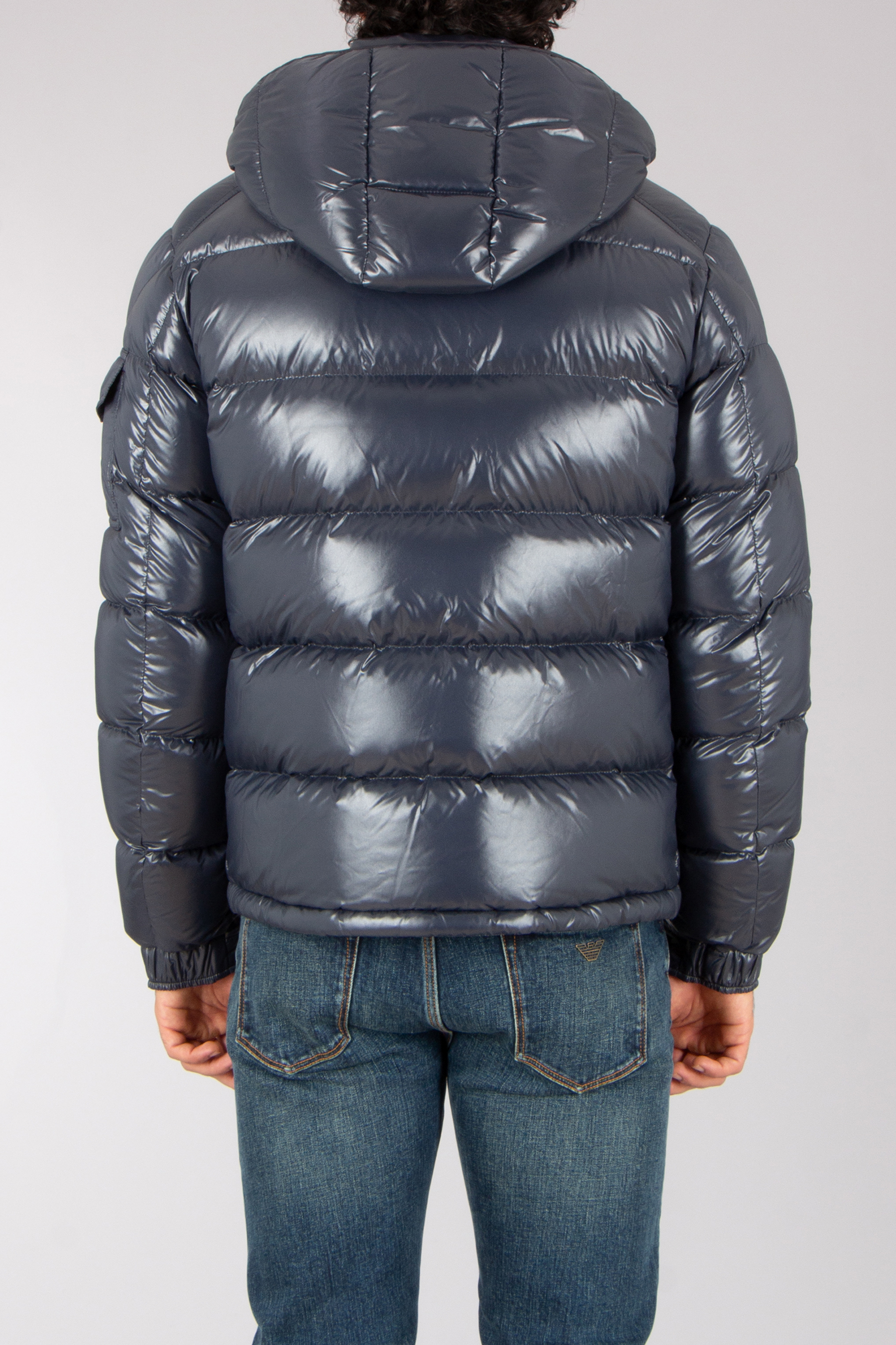 MONCLER Maya Regular Fit Nylon Laqué Down Jacket | 6
