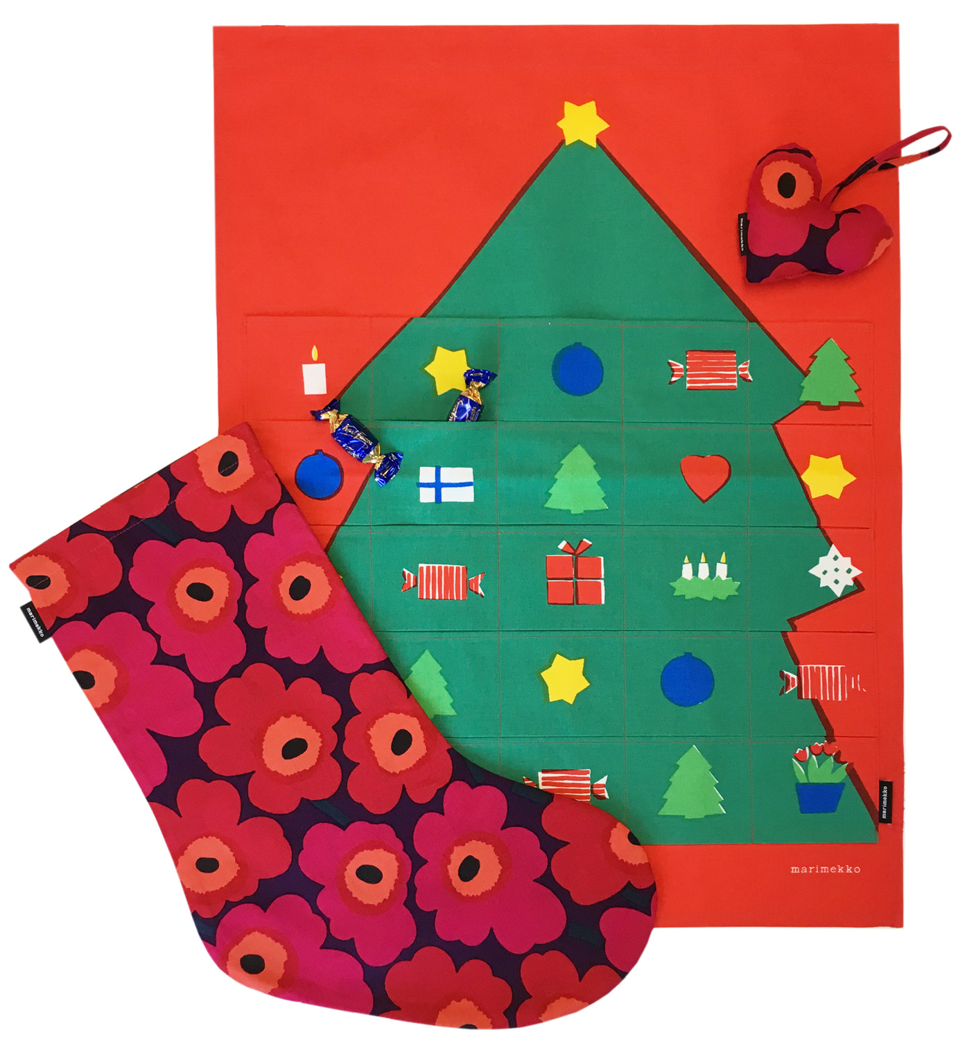 マリメッコ marimekko UNIKKOクリスマスオーナメント