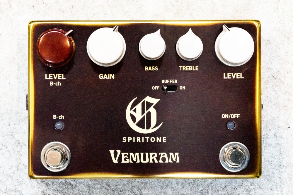 VEMURAM SPIRITONE OVERDRIVE Pedal 【Char Signature】: エフェクター
