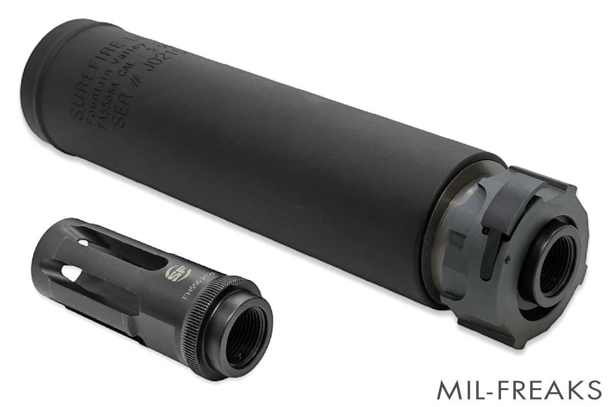 Airsoft Artisan SureFireタイプ FH556SAサプレッサー + FH556-212A