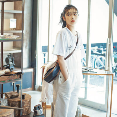 結局使える「白のオーバーオール」を手に入れて | mina official