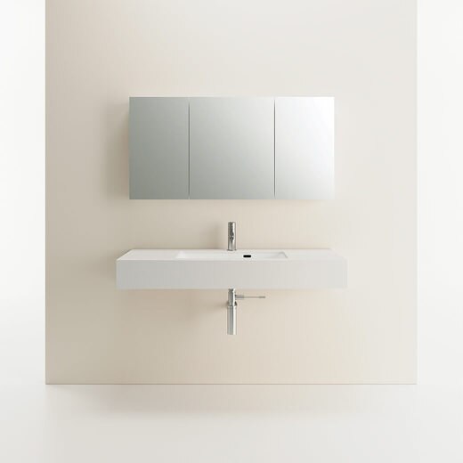 スミス W1200 くもり止め付（三面鏡）(KT12001)｜洗面所・水回りの通販