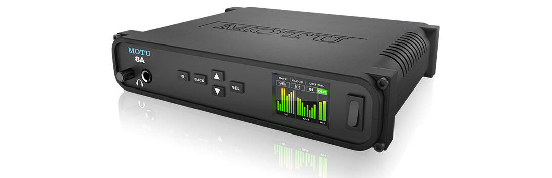 MOTU 624 & 8A 新発売！AVB & Thunderbolt対応フラッグシップ機の機能