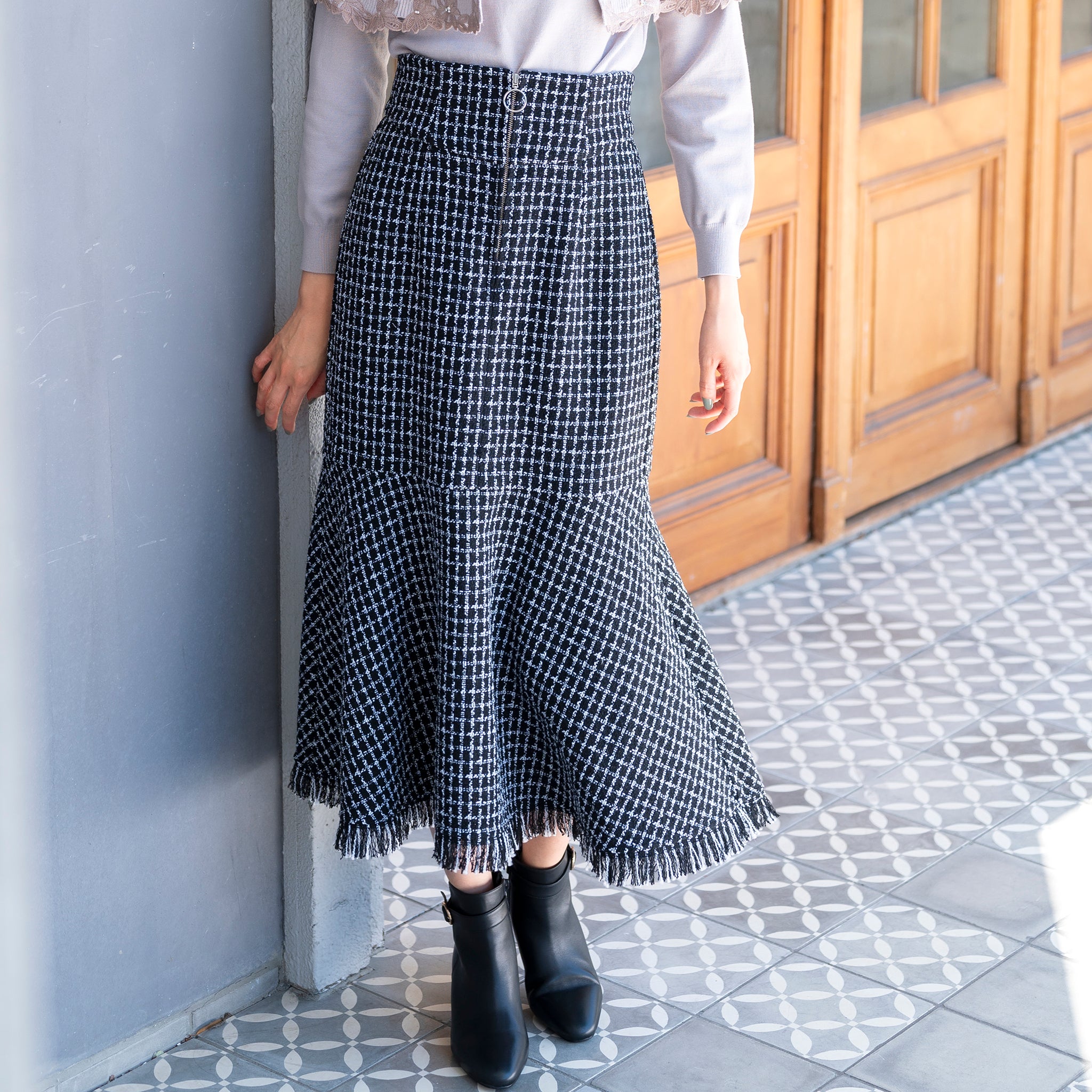 ツイードローフレアスカート – MISCH MASCH|31 Sons de mode