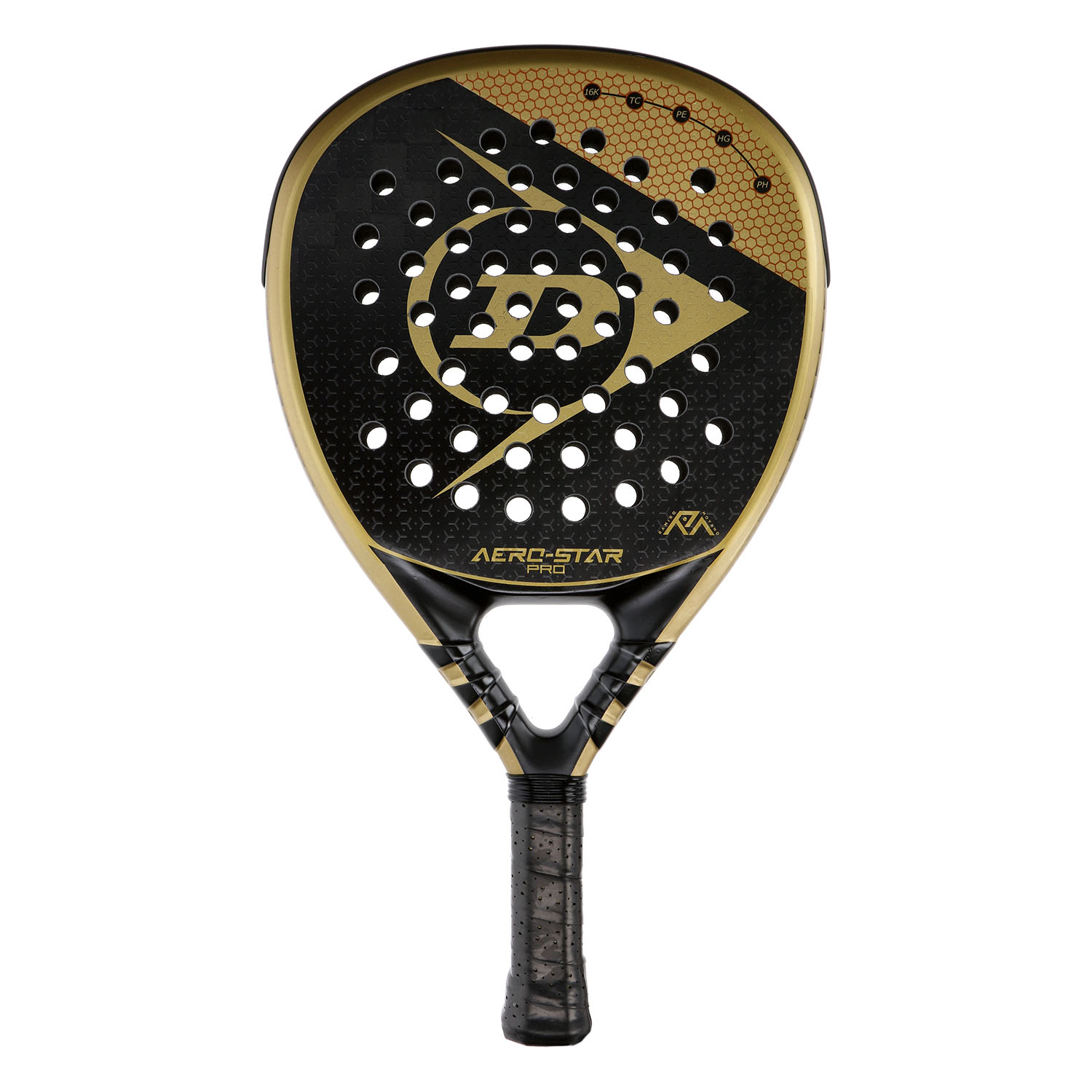 Dunlop Aero-Star Pro Padel Racket - Black/Gold