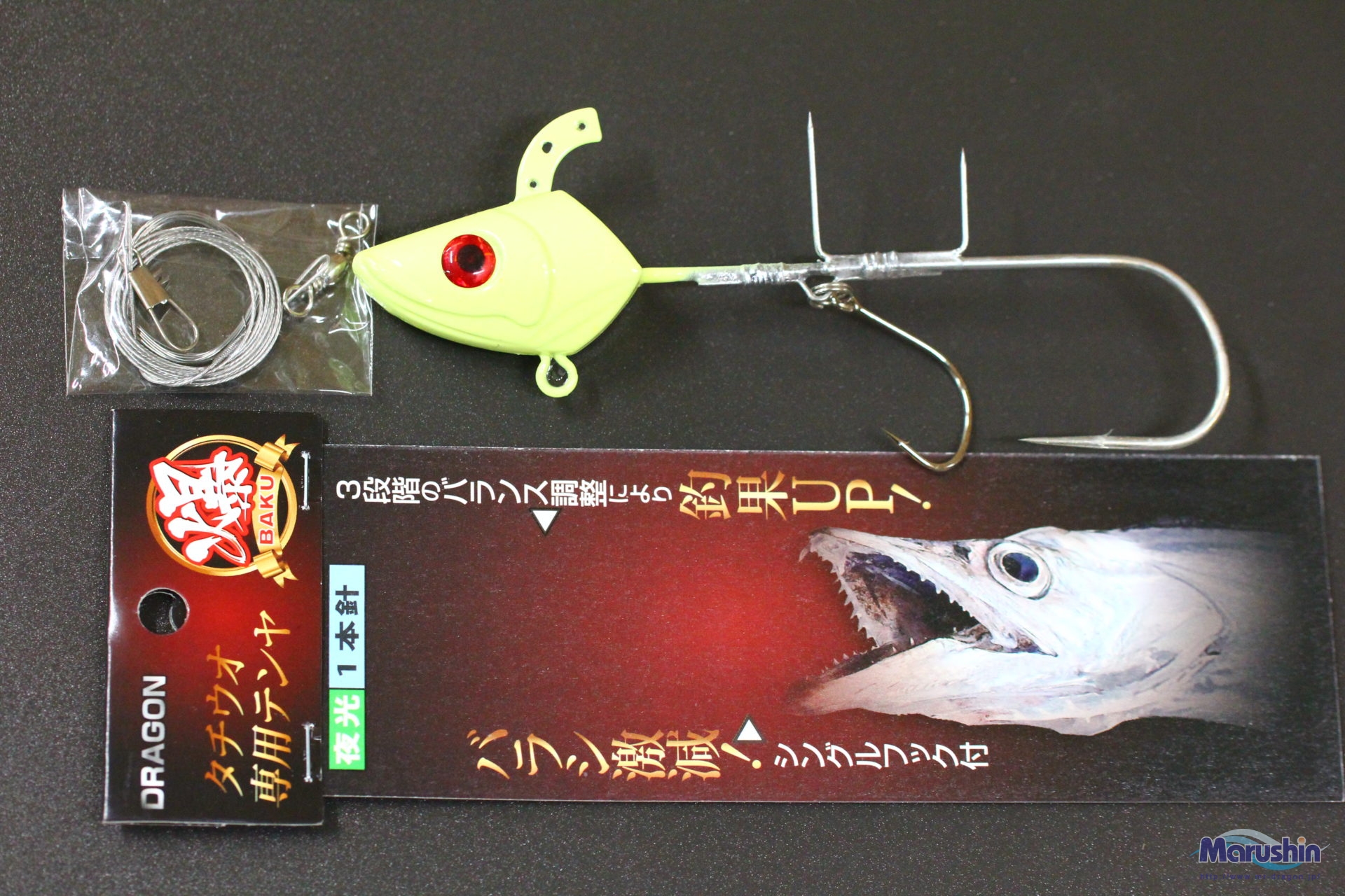 タチウオ専用テンヤ 爆 1本針、2本針 (30号、40号、50号、60号) | 釣具