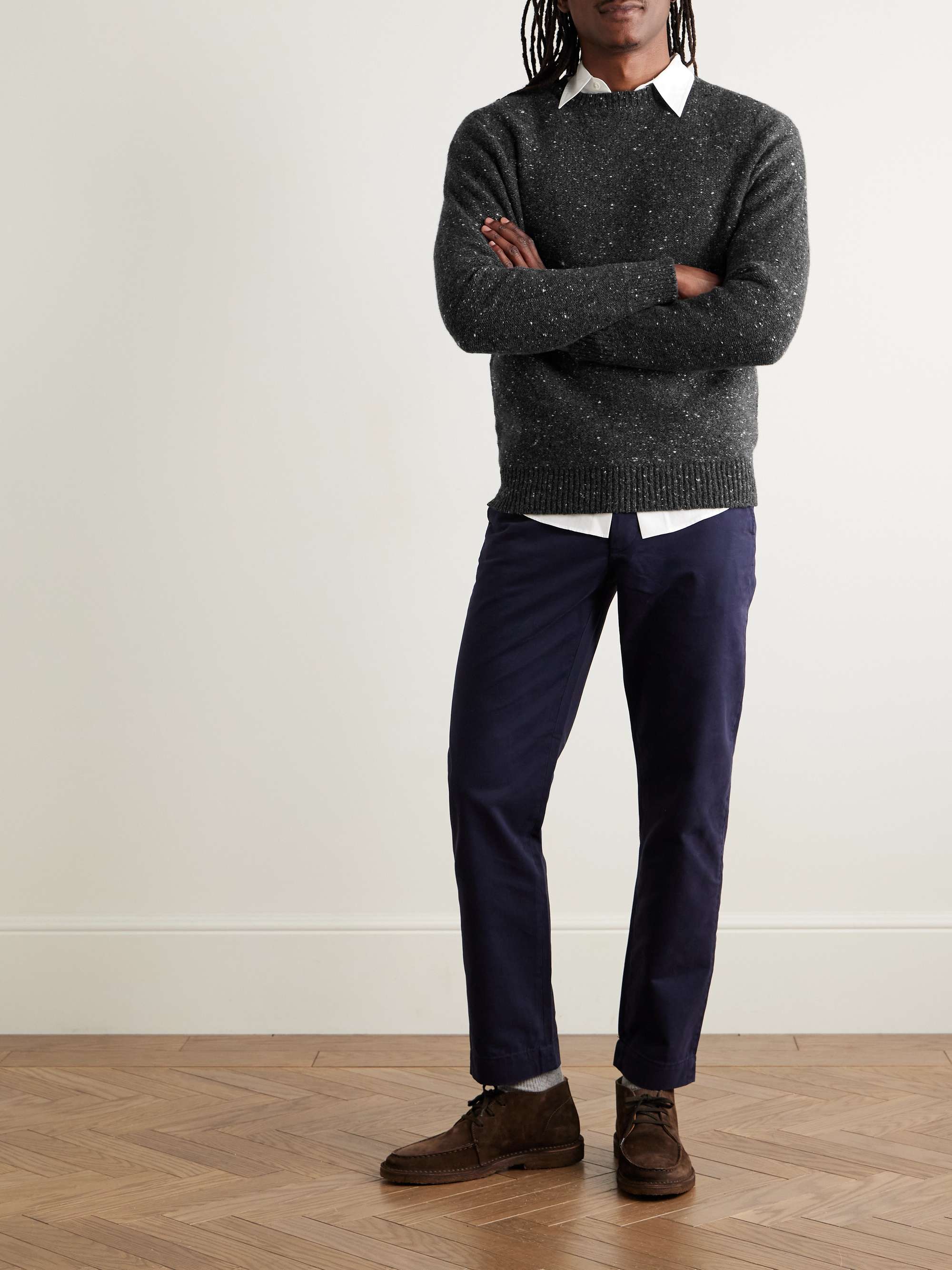 INIS MEÁIN Merino Wool and Cashmere-Blend Sweater for Men | MR PORTER