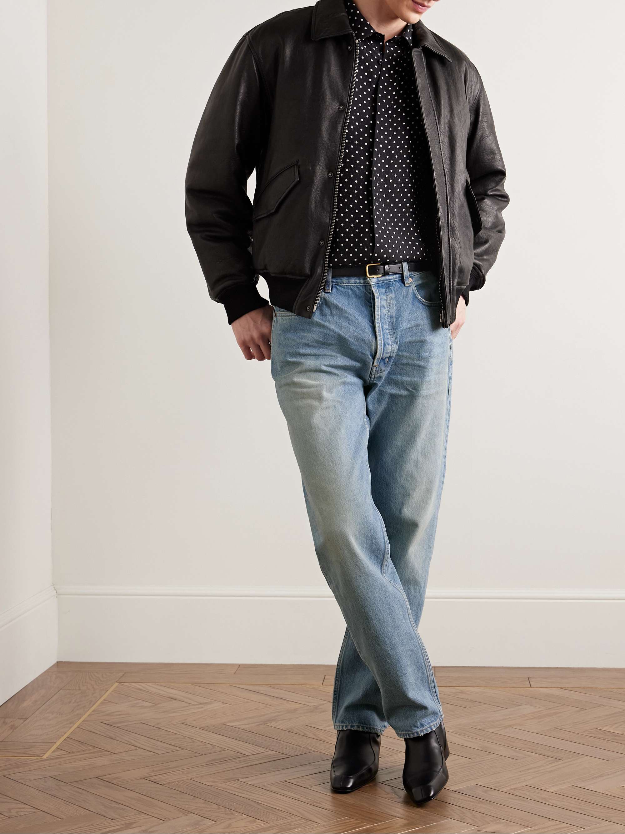 SAINT LAURENT Mick Straight-Leg Jeans for Men | MR PORTER