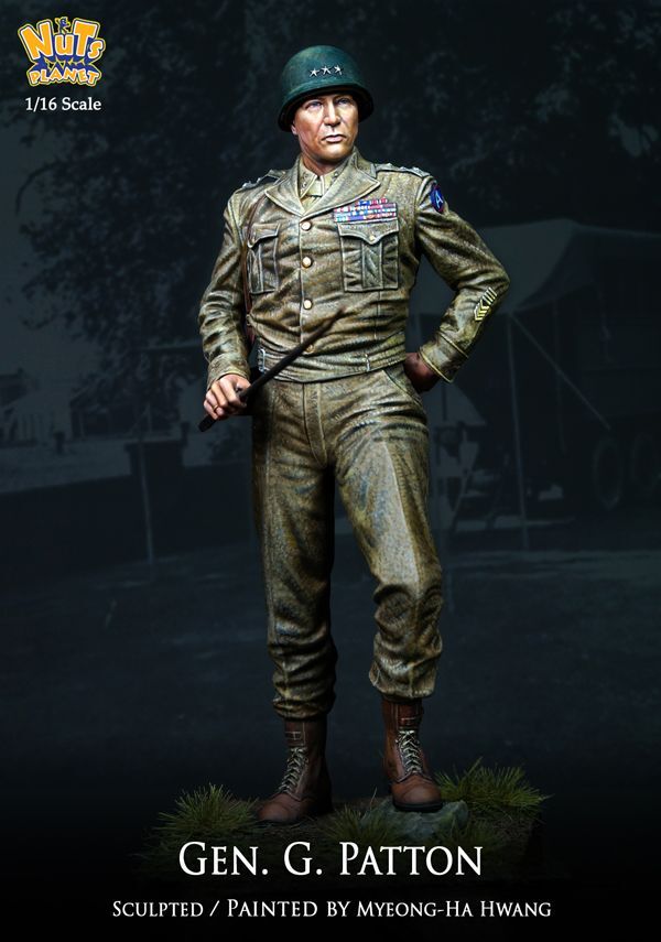 ナッツプラネット[NP-12004]1/16 WWII 米陸軍 G・パットン将軍 - M.S