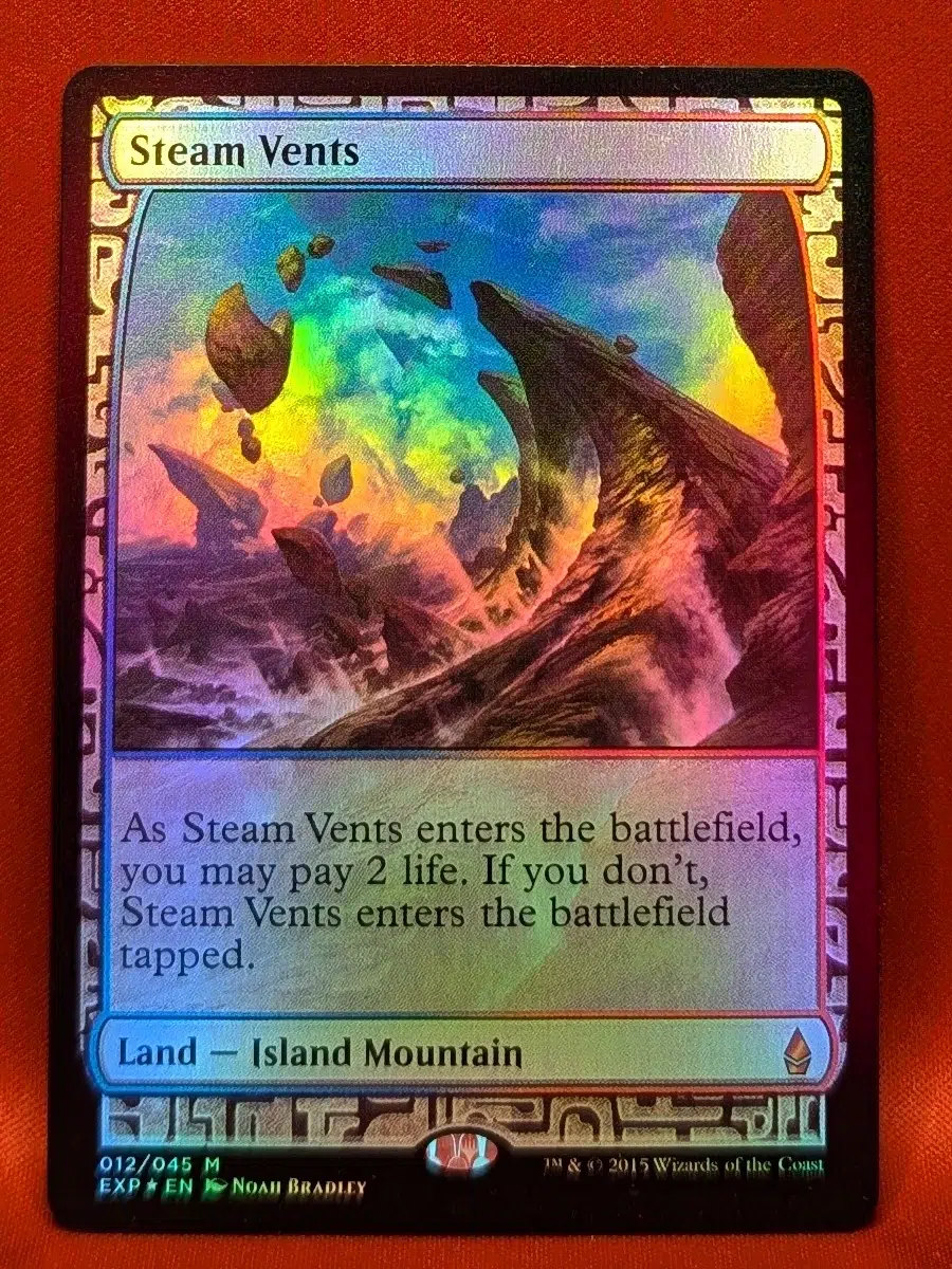 MTG 蒸気孔 foil マスターピース expedition Foil】《蒸気孔/Steam