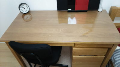 無印良品の学習机を買った5軒の家庭、口コミよりリアル写真 | テーブル