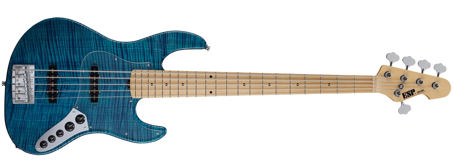 ESP AMAZEシリーズ 5弦エレキベースAMAZE-CTM-SL5 FM/M FDBL新品生産