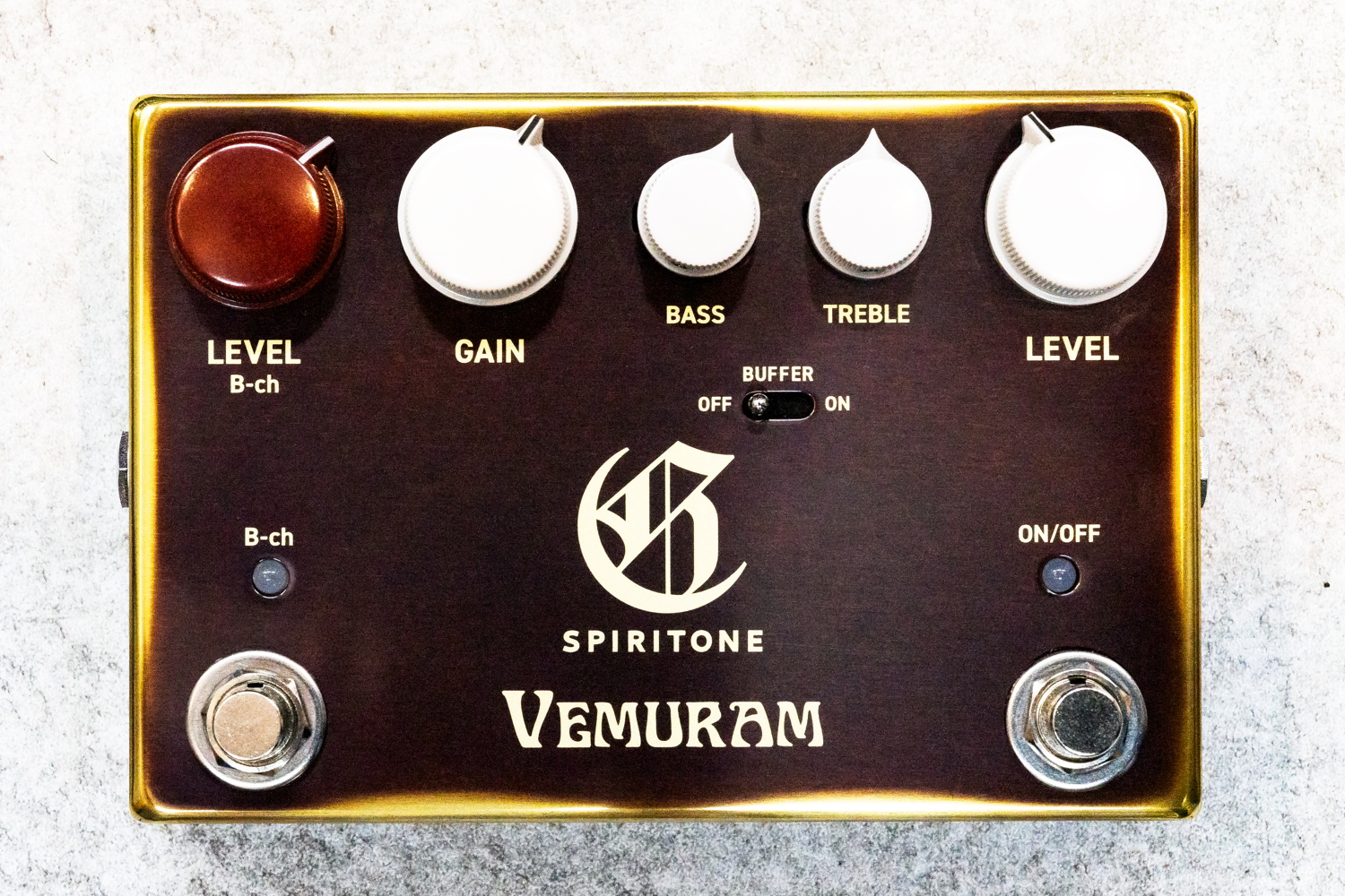 VEMURAM OVERDRIVE PedalSPIRITONE Char Signature新品在庫状況をご