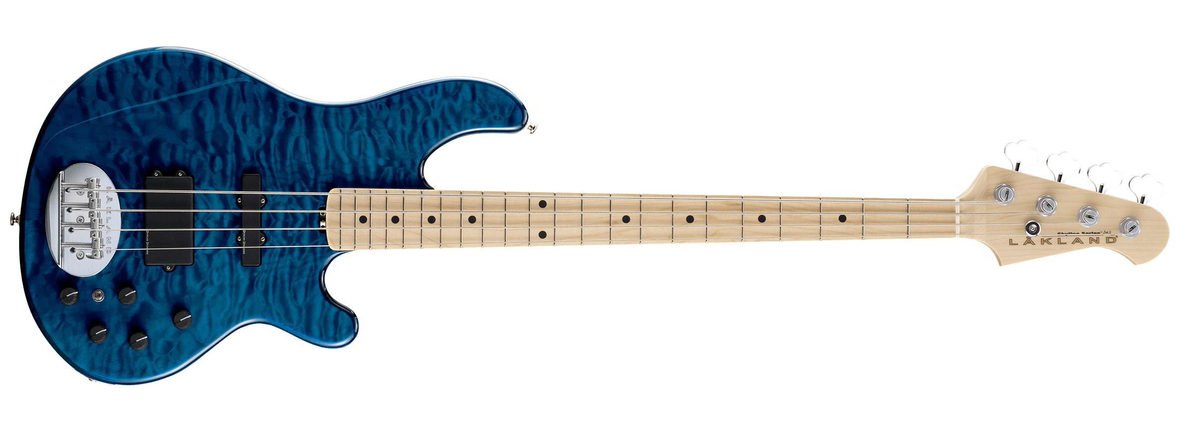 LAKLAND Skyline Japanシリーズ エレキべースSK-4DX Blue Translucent