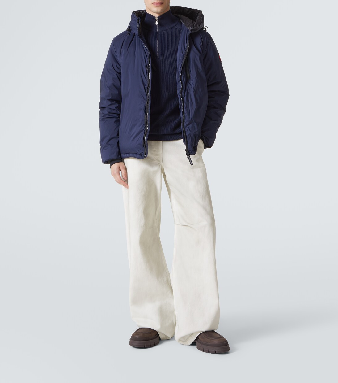 Lodge Hoody down jacket in blue - Canada Goose | Mytheresa