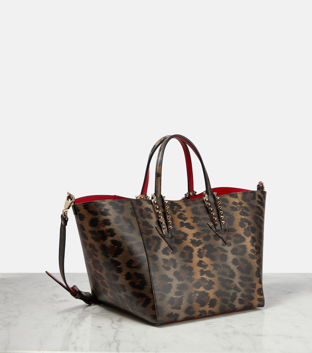 Cabachic Small leopard-print tote bag in multicoloured - Christian