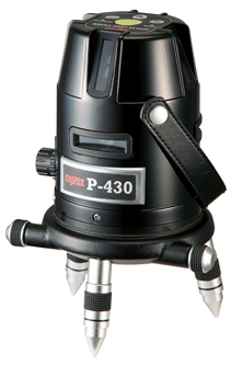 レーザー墨出器 P-430｜株式会社マイゾックス:::測量・土木機器から