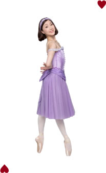 バレエ衣装「不思議の国のアリス」 チャシャ猫 バレエ衣装「不思議の国