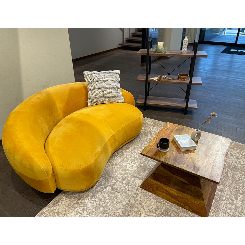 ソファBEANS 2人掛け【送料・開梱設置無料】イエロー | NOCEノーチェ