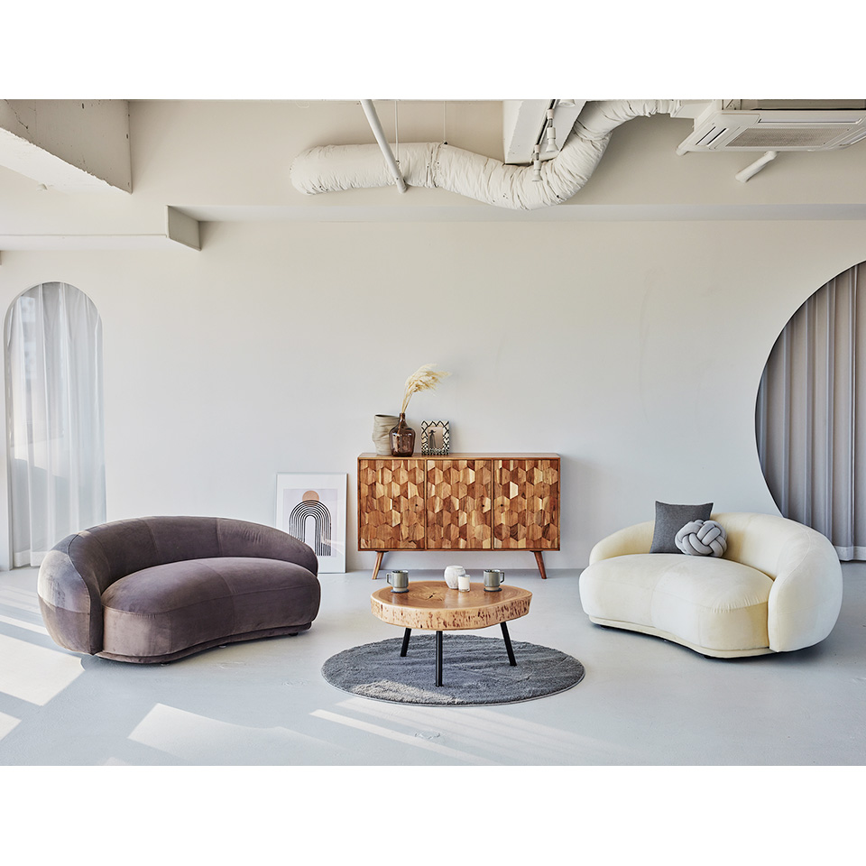 ソファBEANS 2人掛け【送料・開梱設置無料】ベージュ | NOCEノーチェ