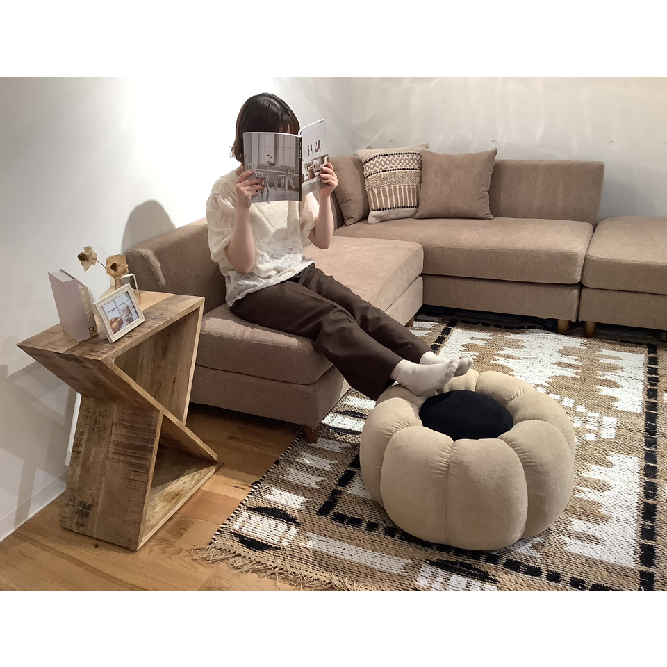 スツールOT-586【送料無料】ブラック/ライトブラウン | NOCEノーチェ