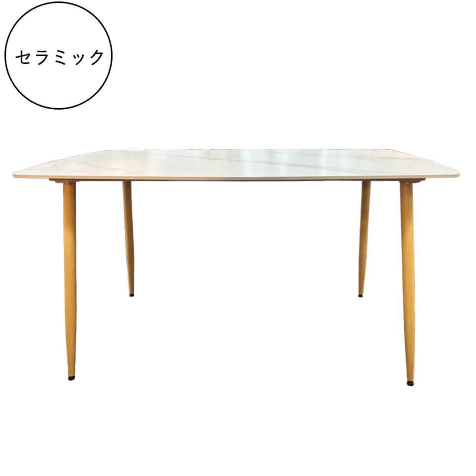 セラミックテーブルSDT-1209【送料・開梱設置無料】ホワイト | NOCE
