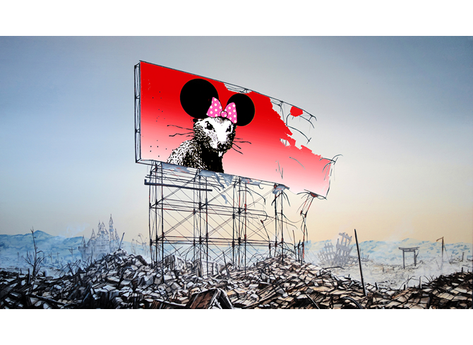 Juxtapoz バンクシー Banksy's Dismaland BANKSY ディズマランド』意味